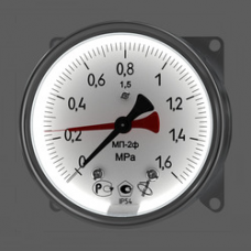 Манометры железнодорожные МП-2ф с LED подсветкой Манометры железнодорожные МП-2ф с LED подсветкой